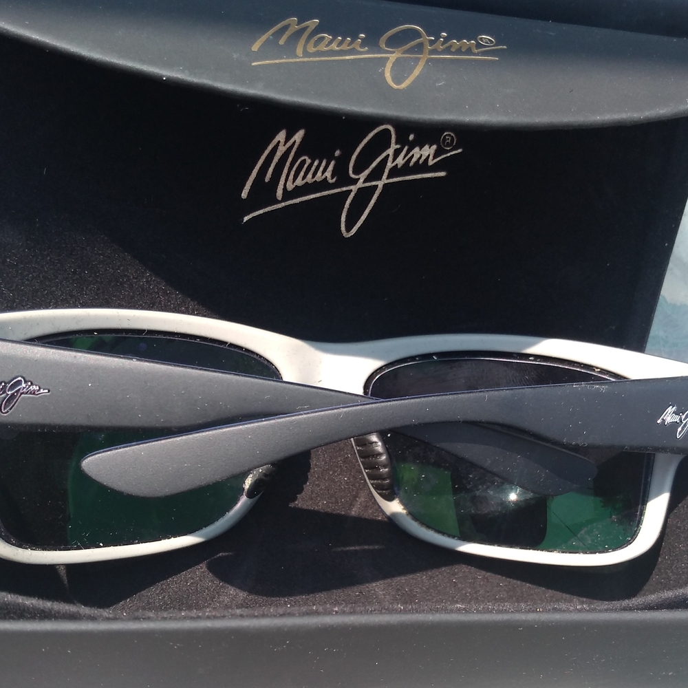 Maui Jim Black and White Sunglasses